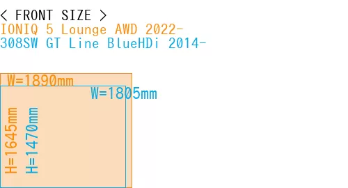 #IONIQ 5 Lounge AWD 2022- + 308SW GT Line BlueHDi 2014-